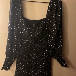 Forever21 polka dot dress size M